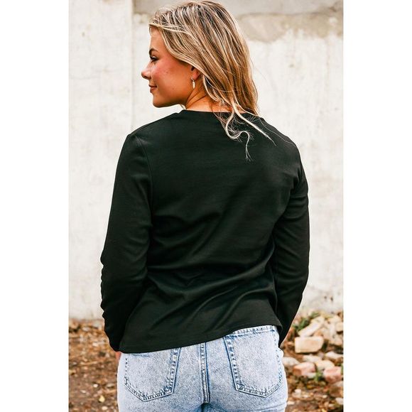 Azura Exchange  Black Halloween stay Spooky Graphic Sweatshirt - Picture 5 of 10